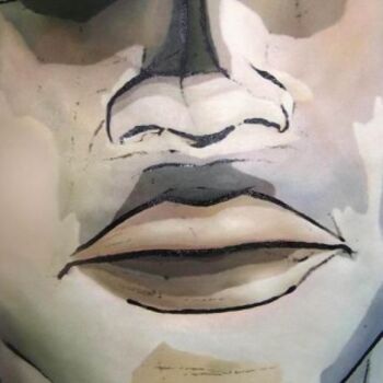 Painting titled "Promethee" by Cebarre, Original Artwork, Oil