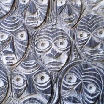 Escultura intitulada "Debaixo d´olho" por Mário Fresco, Obras de arte originais, Pedra