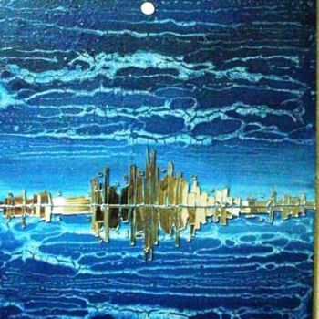 Pintura intitulada "CIDADE DE ESPELHOS" por Mário Fresco, Obras de arte originais, Outro