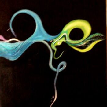 Pintura intitulada "FLUIDO" por Mário Fresco, Obras de arte originais, Óleo
