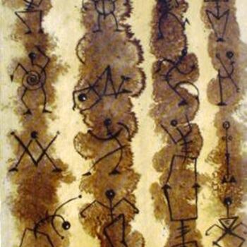 Pintura intitulada "possibilidades" por Mário Fresco, Obras de arte originais, Óleo