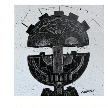 Peinture intitulée "avis partagé" par Yves Cairoli, Œuvre d'art originale