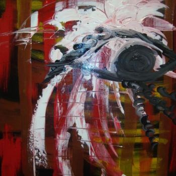 Pintura intitulada ""Abrindo para..."" por Maria Teresa Duarte, Obras de arte originais, Acrílico