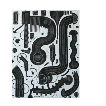 Peinture intitulée "de l'utilité d'avoi…" par Yves Cairoli, Œuvre d'art originale