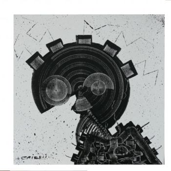 Peinture intitulée "cicatrice indélébile" par Yves Cairoli, Œuvre d'art originale