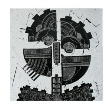 Peinture intitulée "fragmentation du se…" par Yves Cairoli, Œuvre d'art originale