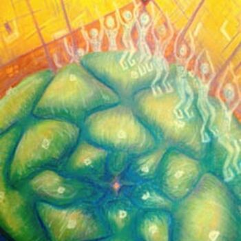 Pintura titulada "Sueño del Sol del V…" por Maga, Obra de arte original