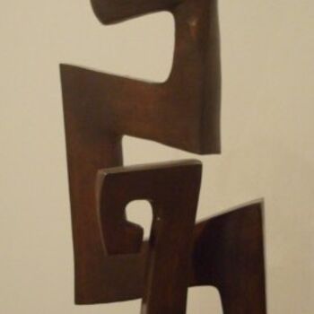 Escultura titulada "Serie Danza de Nahu…" por Maga, Obra de arte original