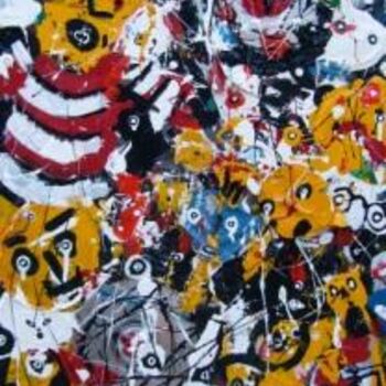 Pintura intitulada "WALLY" por Mário Fresco, Obras de arte originais, Óleo