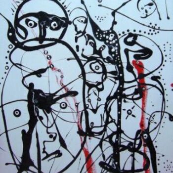 Pintura intitulada "multi" por Mário Fresco, Obras de arte originais, Óleo