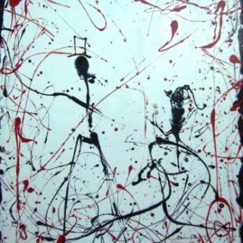 Pintura intitulada "noivos" por Mário Fresco, Obras de arte originais, Óleo