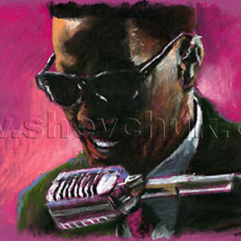 「Jazz Ray Song 02」というタイトルの描画 Yuriy Shevchukによって, オリジナルのアートワーク, パステル