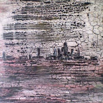Pintura intitulada "lenda imperial" por Mário Fresco, Obras de arte originais, Óleo