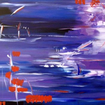 Ζωγραφική με τίτλο "Sérénade" από Artistcrea, Αυθεντικά έργα τέχνης, Λάδι