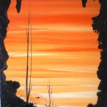 Pintura intitulada "cela2" por Mário Fresco, Obras de arte originais, Óleo