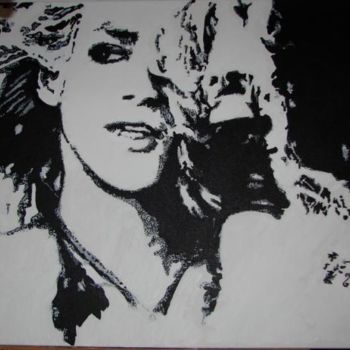Malerei mit dem Titel "shakira" von Lisa De Coninck-Matitaputty, Original-Kunstwerk