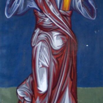 Malerei mit dem Titel "Sv. Pavle ( St. Pau…" von Miloje84, Original-Kunstwerk