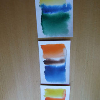 Ζωγραφική με τίτλο "Art Postcards" από Richard Mangold, Αυθεντικά έργα τέχνης, Λάδι