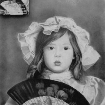 Disegno intitolato "Paloma" da Fernando Costa, Opera d'arte originale