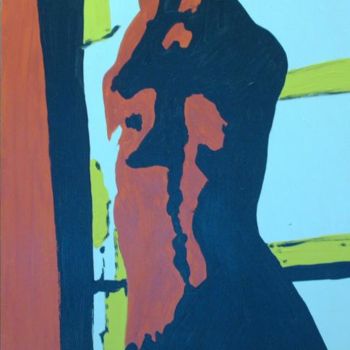Painting titled "bras" by Fabien Lheuillier, Original Artwork, Acrylic