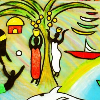 「Viva Africa!」というタイトルの絵画 Georg Kiehnによって, オリジナルのアートワーク