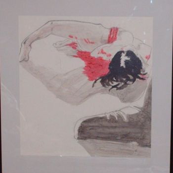 Painting titled "faits divers" by Fabien Lheuillier, Original Artwork