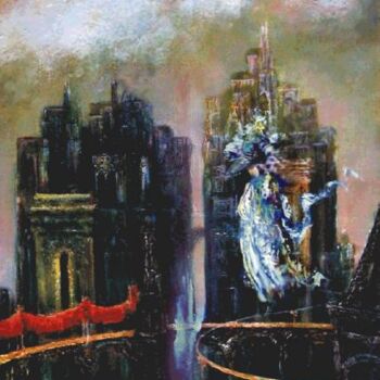 Painting titled "Prophetic dream" by Alexandr Ivanov, Original Artwork, Oil