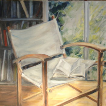 Malerei mit dem Titel "Fauteuil" von Claudine Pochat, Original-Kunstwerk