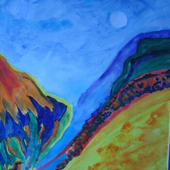 Arte digital titulada "Moonlit Night" por Sesha, Obra de arte original