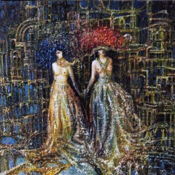Painting titled "Duality" by Alexandr Ivanov, Original Artwork, Oil