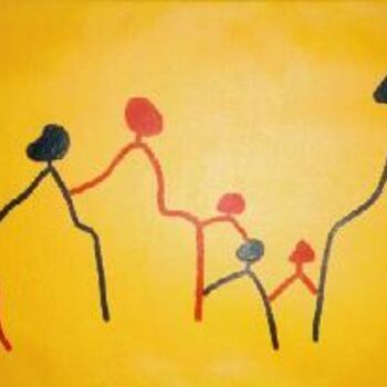 Painting titled "White Niggers" by Jan Theuninck, Original Artwork, Oil