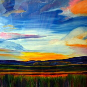 Arte digitale intitolato "Landscape Abstract-6" da Sesha, Opera d'arte originale