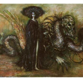 Painting titled "medeja" by Alexandr Ivanov, Original Artwork