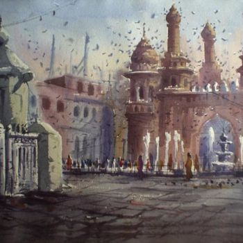 Painting titled "Hyderabad08" by Kishore Singh, Original Artwork
