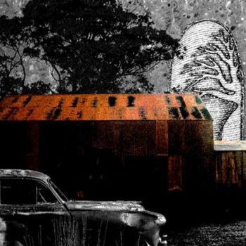 Incisioni, stampe intitolato "no garage in sight" da Andre Van Der Kerkhoff, Opera d'arte originale