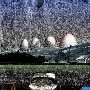 Printmaking titled "yearning for the op…" by Andre Van Der Kerkhoff, Original Artwork