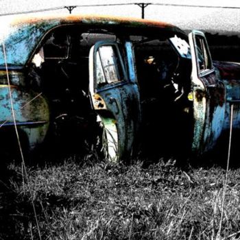 Printmaking titled "the end of the line" by Andre Van Der Kerkhoff, Original Artwork