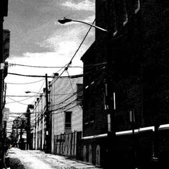 Photography titled "lonesome hoboken bl…" by Andre Van Der Kerkhoff, Original Artwork