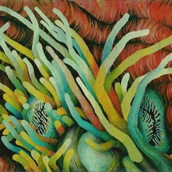 Textile Art titled "Thalassa" by Traian Stefan Boicescu, Original Artwork