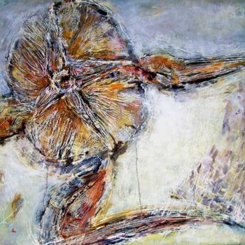 Painting titled "Echinoderma" by Traian Stefan Boicescu, Original Artwork, Oil