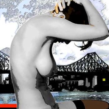 「an ingre's pose」というタイトルの写真撮影 Andre Van Der Kerkhoffによって, オリジナルのアートワーク