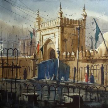 Painting titled "Hyderabad15" by Kishore Singh, Original Artwork