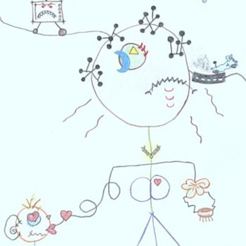 Drawing titled "Sponge" by Teresa Croughen, Original Artwork