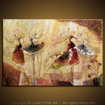 Painting titled "New Season Premiere" by Artbylena, Original Artwork
