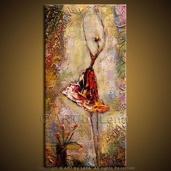 Painting titled "Giselle" by Artbylena, Original Artwork