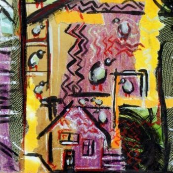 Malerei mit dem Titel "window 2" von Miloje84, Original-Kunstwerk