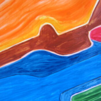 Digitale Kunst getiteld "Bird’s Eye View-6" door Sesha, Origineel Kunstwerk
