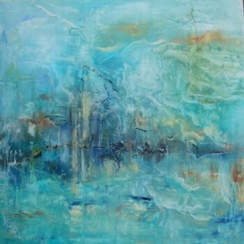 Pintura titulada "Nuit de mer" por Elisa Cook Benbassat Bassat, Obra de arte original, Oleo