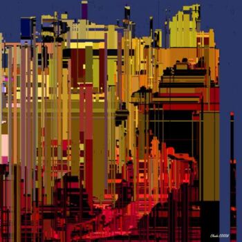 Digital Arts titled "L'agriculture de de…" by Claude Cossu, Original Artwork, Digital Painting