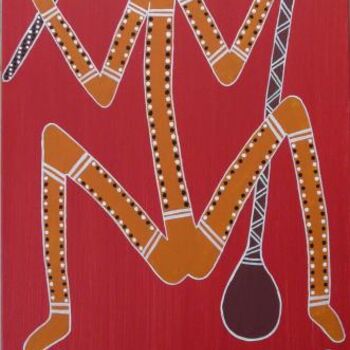 Peinture intitulée "Mimi pecheur" par Jean Louis Jabalé, Œuvre d'art originale